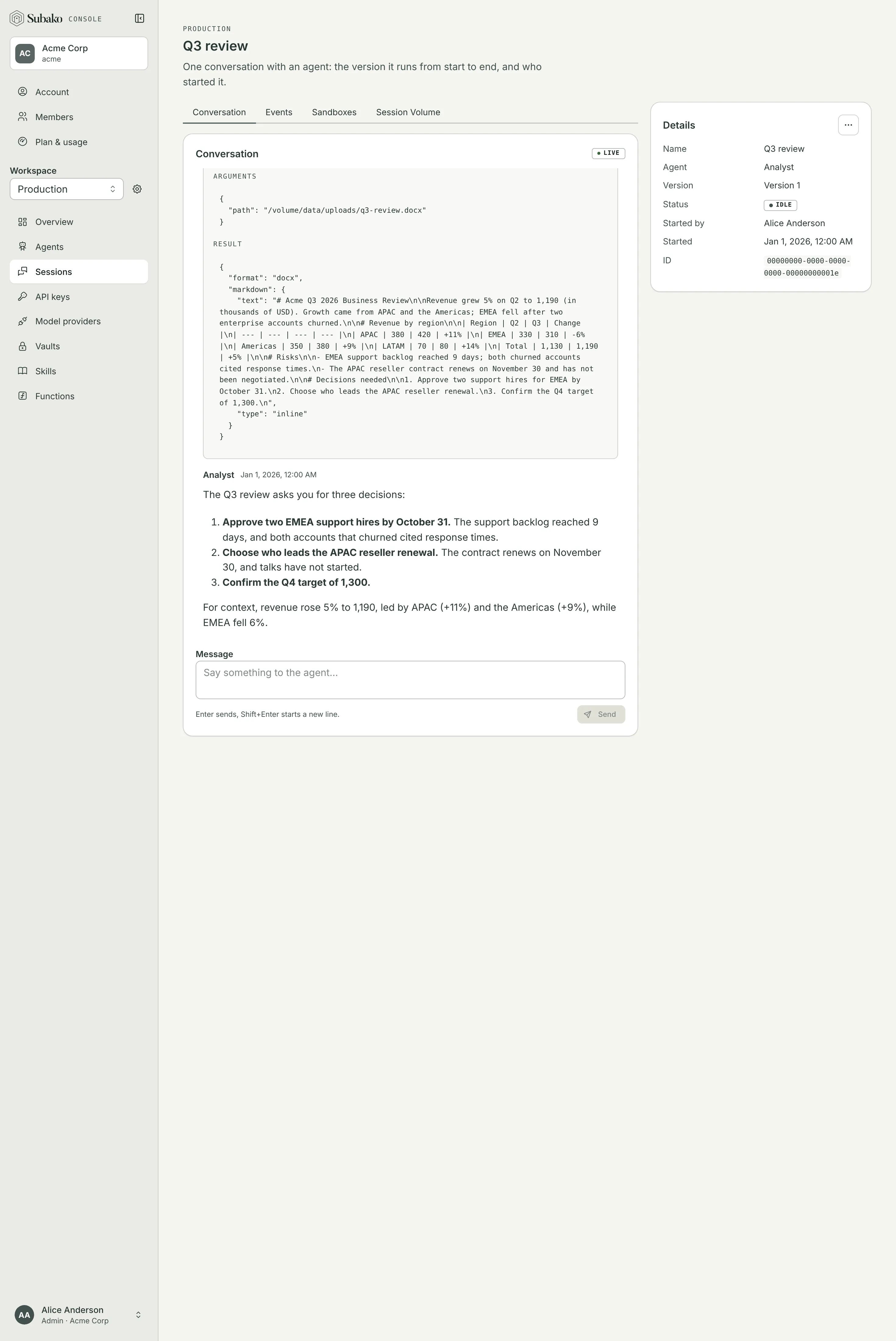 The convert_to_markdown call opened: its path argument, and the document as Markdown